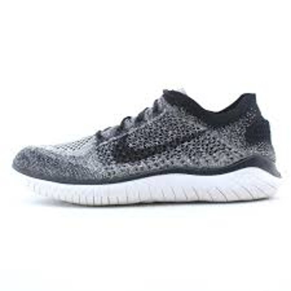 NWT Nike Free RN Flyknit 2018 Women’s Running Shoes White Black 8.5 Lightweight